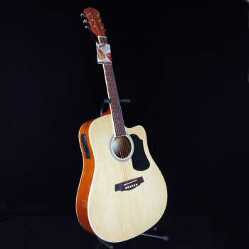 赤绵（Kapok）40寸41寸の赤绵木ギター标准アコスティックギター初心者ギター単板実木教学ギターバッグ41寸の歌谣4段EQまで郵送します。