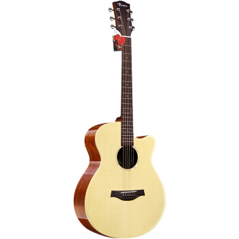 ルーセン・ルーセン・ルーセン・ルーセン・ルーセンの片面ギターシングルのアコースティックギター41インチ40型の初心者用アコースティックギターの弾き語りは、ステップ楽器40インチ-欠角-雲杉桃の花の芯があります。