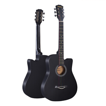 楽器38インチアコースティックギター初心者男女初心者入門ギターギターギターギター38インチ原木色シングル+全セット付属品