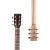 カザト（KASHAT）単板ギター民謡木吉41寸初心者楽器41寸H-16角原木色が欠けています。