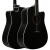 黒狼BLACK WOLFシングルボードギター民謡角が40インチ41インチ初心者楽器41インチH-16 S黒新型