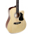 赤绵（Kapok）40寸41寸の赤绵木ギター标准アコスティックギター初心者ギター単板実木教学ギターバッグ41寸の歌谣4段EQまで郵送します。