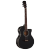 奎特阿克斯特特特斯迪克ギリタイ40寸の初心者入門木ギター初心者練習吉その楽器の経典黒40寸の単琴はいかなる付属品を含みません。