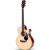 サガSagaアコ-ステ-クのギタ-欠け角丸み単板サガキキ楽器40寸角原木色電箱款SA 700 CE
