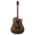 カザト（KASHAT）単板ギター民謡木吉41寸初心者楽器41寸H-16角墨緑が欠けています。
