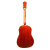 赤绵（Kapok）41寸标准民谣木ギター云杉の実木パネル面の単木ギターケース単板アコースティック・スティッチに付属品を送ります。
