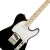 フィンダ(Fender)Squier Affinity Tele BLKエレキギタアップグレードモデル固定琴橋復古単コイル初学入門電気吉そのカエデの木の指板黒
