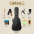 Chardギターシングルボード初心者楽器40寸41寸フォークアコースティックギターwd 48-om-bk【黒レトロ丸み40寸】