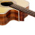 薩伽Saga民謡木ギターの角が欠けているシングルボードのサガギタ楽器41インチ角原木色SF 850 Cが欠けています。