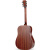 薩伽Saga民謡木ギターの角が欠けている単板のサガギタ楽器41寸の円角の日没色SF 700