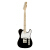 フィンダ(Fender)Squier Affinity Tele BLKエレキギタアップグレードモデル固定琴橋復古単コイル初学入門電気吉そのカエデの木の指板黒