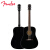 ファンタFender CD-60 Sシリーズ原音シングルボード民謡木ギター円角桃芯木背板トウヒ41寸BLKブラック
