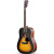 薩伽Saga民謡木ギターの角が欠けている単板のサガギタ楽器41寸の円角の日没色SF 700