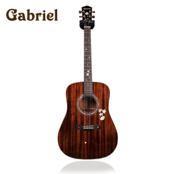 Gabrielブリエルギター全シングルギター全曲フォークボックス加振角欠落男女ギター40寸41寸GR 52 GAC加振41寸丸み深茶色