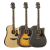 カバ（kepma）は、カルマギターの民謡箱41インチd 1 c初心者男女入門の練習をします。