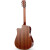 薩伽Saga民謡木ギターの角が欠けているシングルボードのサガギタ楽器41インチ角原木色SF 700 CE電気ボックスのタイプが欠けています。