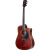 薩伽Saga民謡木ギターの角が欠けているシングルボードのサガギタ楽器41インチ角が欠けているレトロな色SF 700 CR