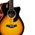 ルセンルーセンRosenアコスティッチ初心者楽器シングルボードギター40寸G 12 40寸サンセットカラー【シングルボード】