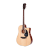 サガSAGA単板アッコスティック面シングルギター41インチ40インチギター初心者楽器スギ原木色SF 700 C 41寸角が欠けています。