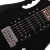 アヴリル(Avril)アヴリル24品シングルハンドヘルドエレキギタロック重金属は白黒二色の個性的な電子ギターセットが無料で印字されます。
