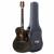 BrookブルックギターシングルボードアコスティックS 25面のシングルウッドギター41インチギター初心者楽器S 25 R-CGオイル黒40寸の角が欠けています。