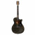 BrookブルックギターシングルボードアコスティックS 25面のシングルウッドギター41インチギター初心者楽器S 25 R-CGオイル黒40寸の角が欠けています。
