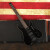 首なしエレキギタ初心者古典スタンベルクエフタタダブルスイングメタルロック経典ブラック+セット礼装バッグ